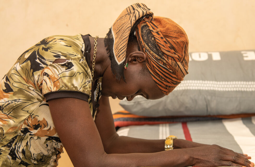 Nigerian Widow prays