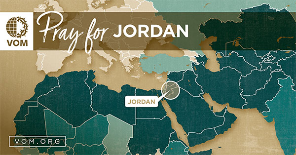 Map of Jordan's location