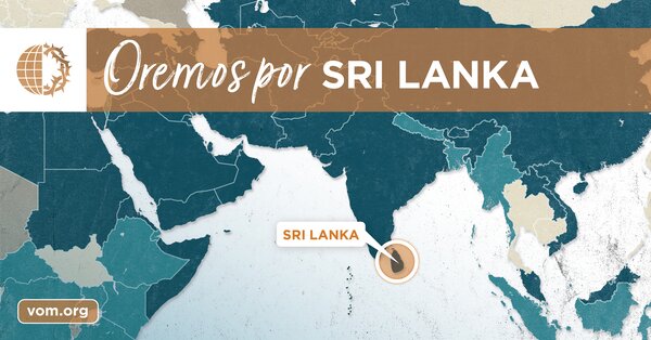 Map of Sri Lanka's location