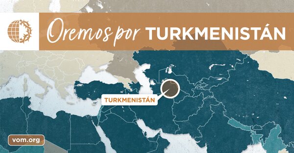 Map of Turkmenistán's location